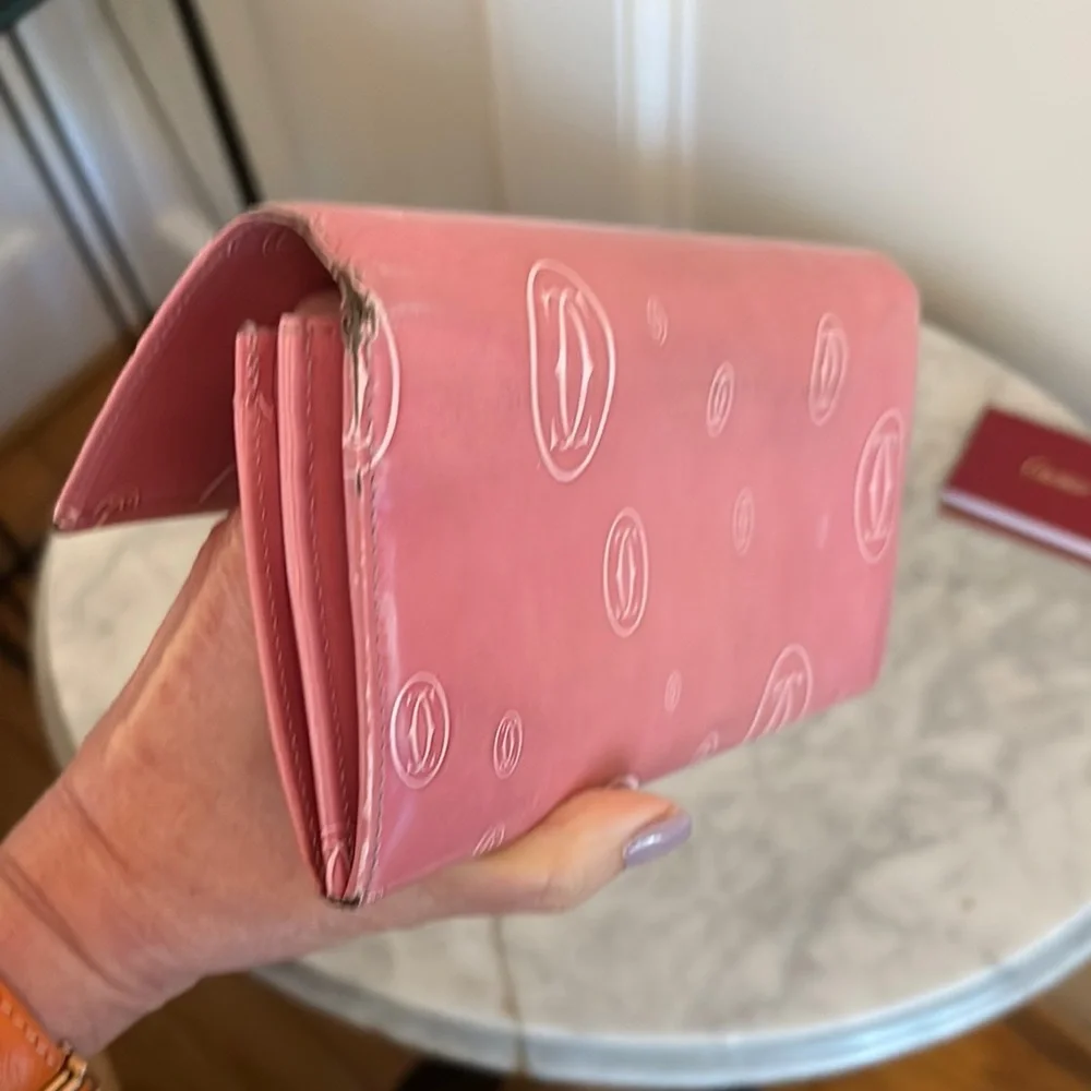 🤩 Authentic Cartier Pink Monogram Wallet - Picture 6 of 9